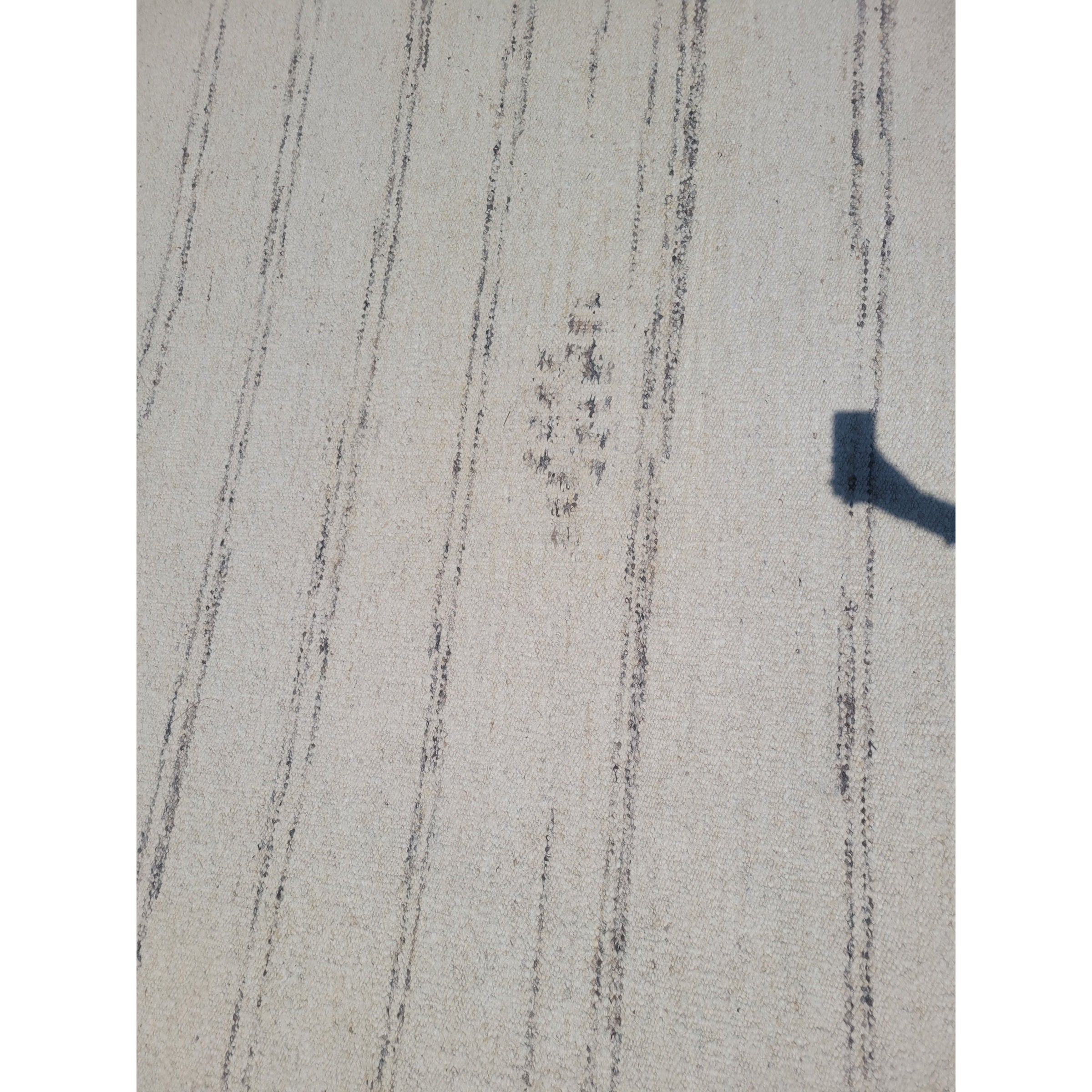 13x18 'Anaka' Handwoven Cream / Brown Flatweave Wool Rug by RH