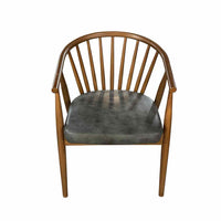 SET of 8 'Danson' Ash Wood Sleigh Back Chairs by Nuevo - AS IS