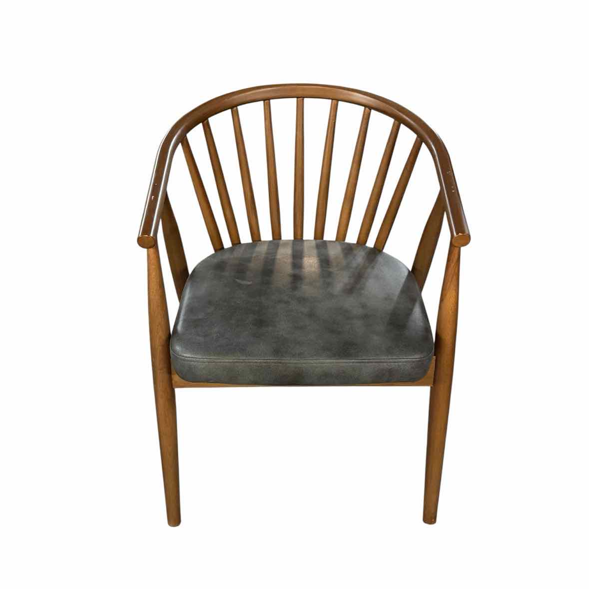 SET of 8 'Danson' Ash Wood Sleigh Back Chairs by Nuevo - AS IS