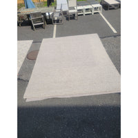 8x10 Gray Marled Chunky Braided Wool Rug by Ben Soleimani for RH