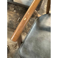 SET of 8 'Danson' Ash Wood Sleigh Back Chairs by Nuevo - AS IS