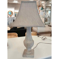 Urn Shape Cement Lamp w/ Shade