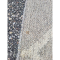 9x12 Oatmeal Honeycomb Cotton/Wool Flatweave Rug by Ben Soleimani for RH - AS IS