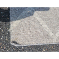 9x12 Oatmeal Honeycomb Cotton/Wool Flatweave Rug by Ben Soleimani for RH - AS IS