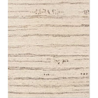 13x18 'Anaka' Handwoven Cream / Brown Flatweave Wool Rug by RH