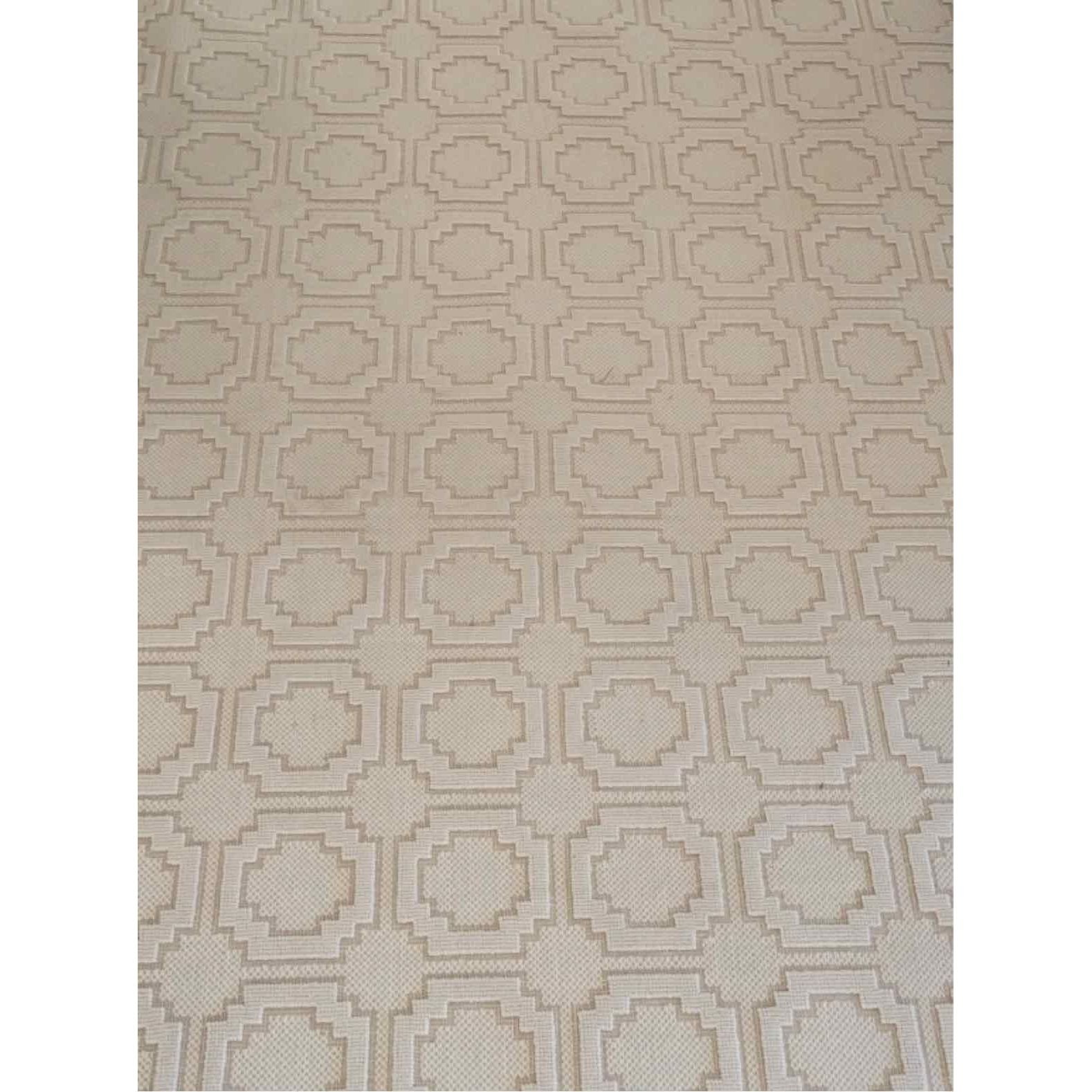 9x12 Beige Indoor / Outdoor Rug