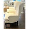 Pair of West Wingback Chairs From Duane Upholstered in a Holland & Sherry Fabric