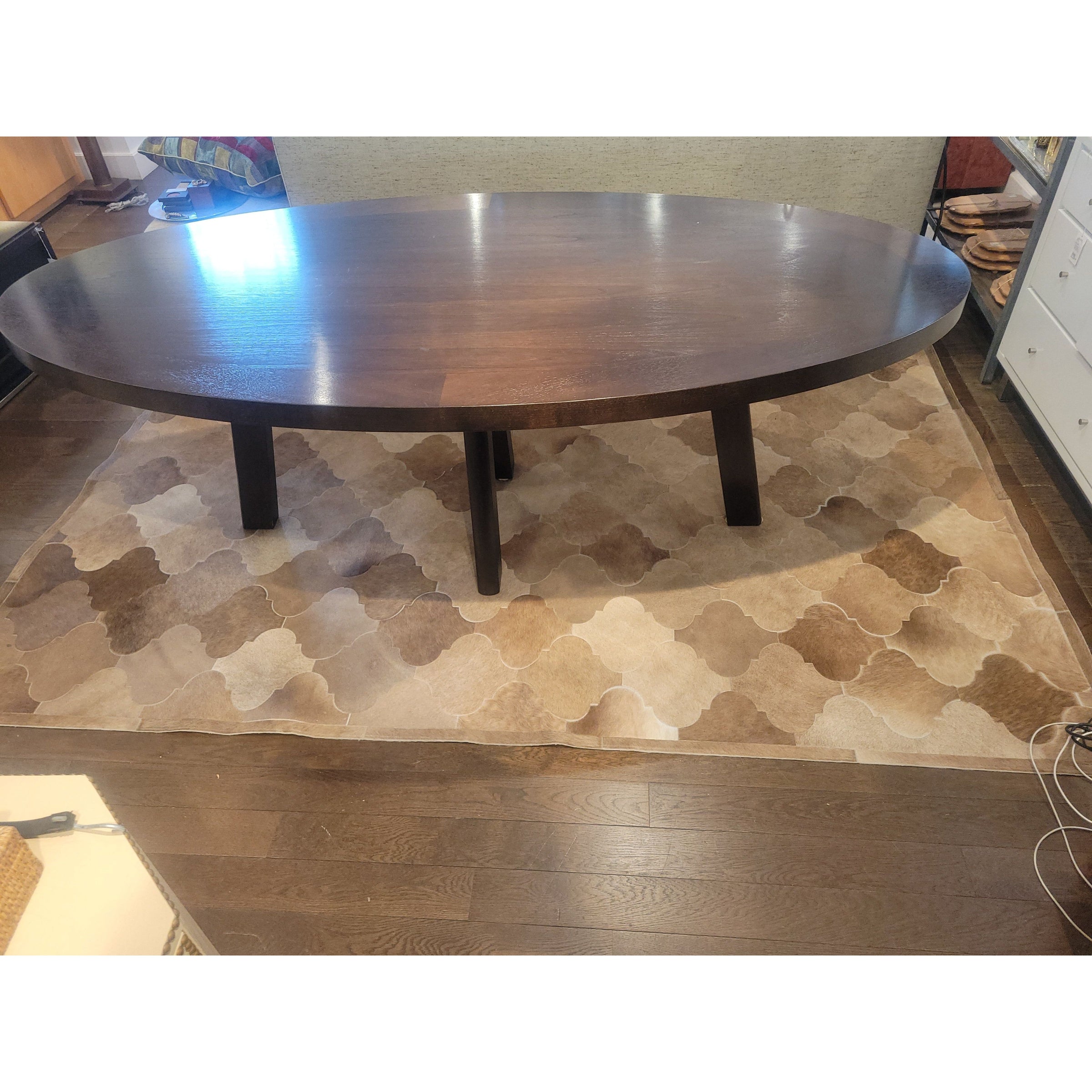 6x9 Beige Champagne Patchwork Cowhide Rug