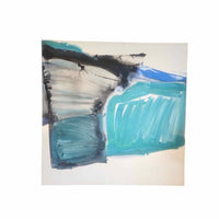 'La Blanches Bleu-Vant-Noire' Abstract Painting