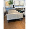 Custom RH Italia Leather Bench/Daybed - in Suade w/ Oak Base 92"Lx40"Wx22.5"H