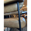 Counter Height Leather Bar Stools  (set of 3)