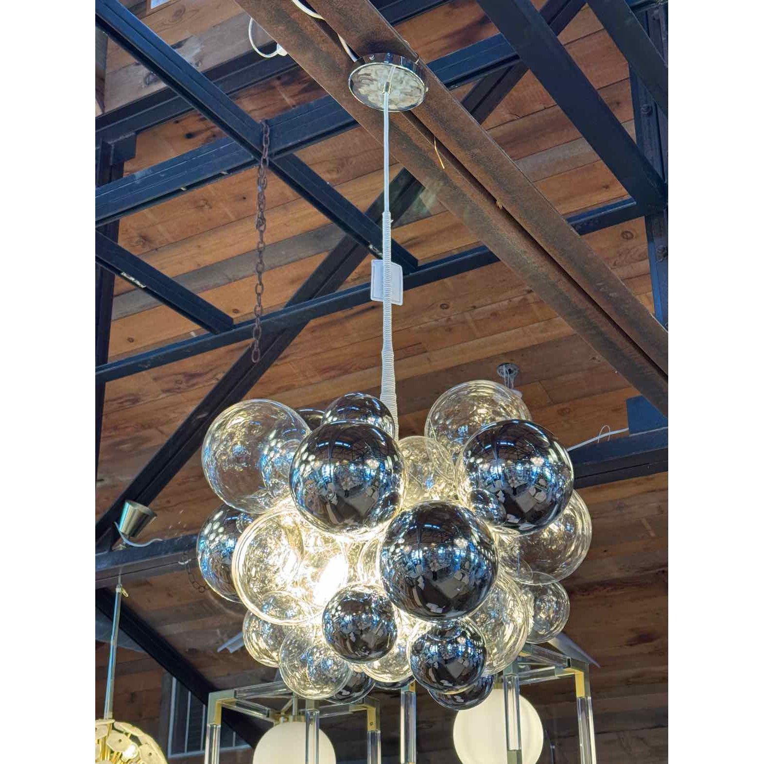 Mirror Glass Bubble Chandelier
