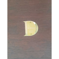 6-ft Rosewood & Oak Two-Tier Coffee Table by Edward Wormley for Dunbar - colletteconsignment.com