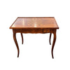 Italian Mahogany Inlaid Flip Top Game Table
