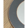 Hermes Tie Set Porcelain Dinner Plate w/ Green Trim