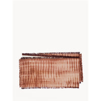Tie Dye Cotton Table Runner - Brown - colletteconsignment.com