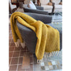 Yellow Wool Throw