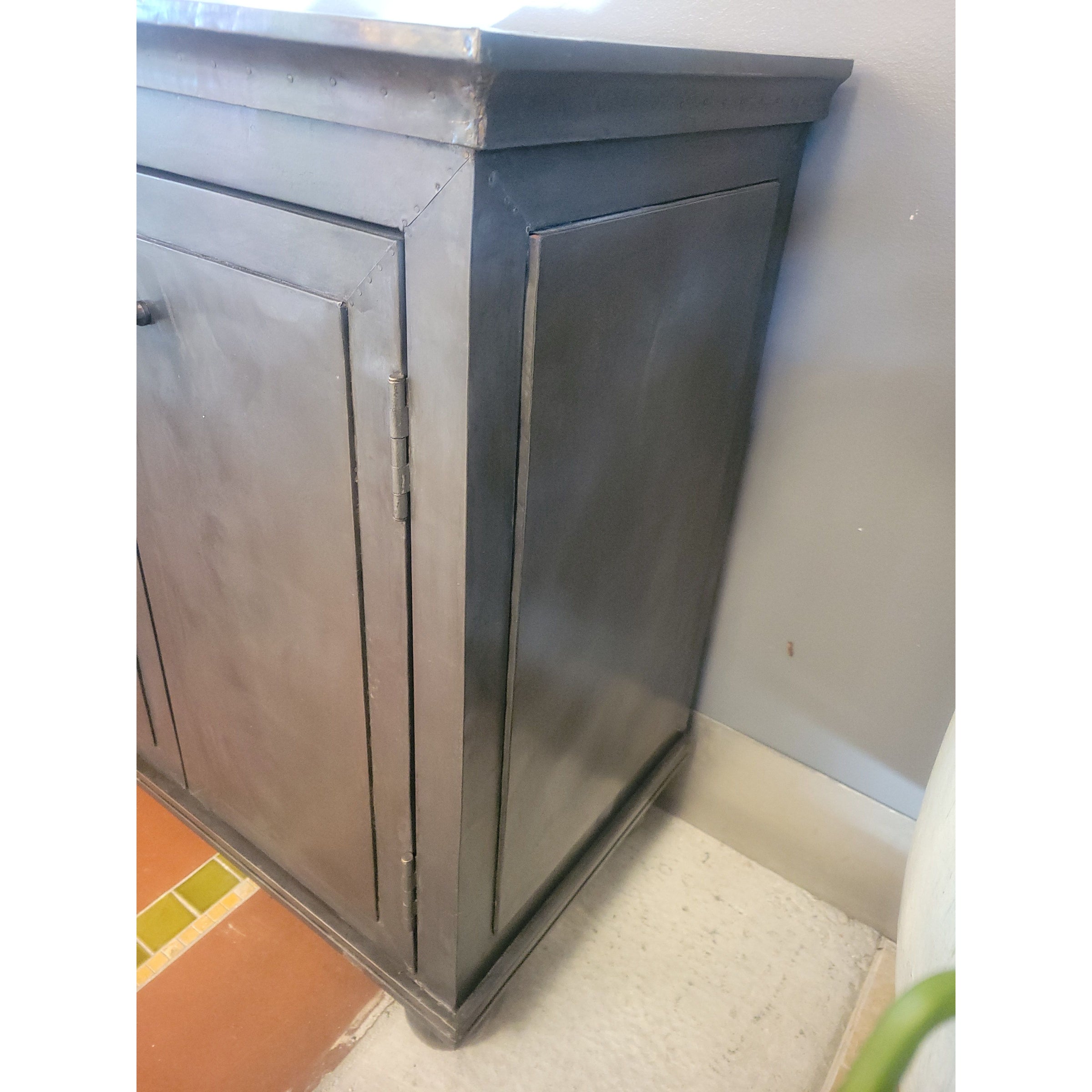 Annecy Zinc Wrapped 6-Door Credenza by RH