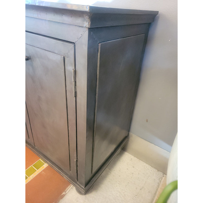 Annecy Zinc Wrapped 6-Door Credenza by RH
