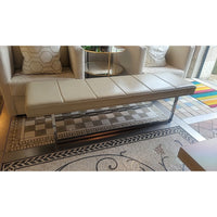 Comerford Collection Leather Bench by Bellagio Furniture - AS IS