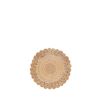 Jute Flower Placemat (Set of 2) - colletteconsignment.com