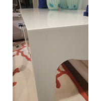 'Jordan' Regency Scalloped Console / Writing Desk by Bungalow 5 - colletteconsignment.com