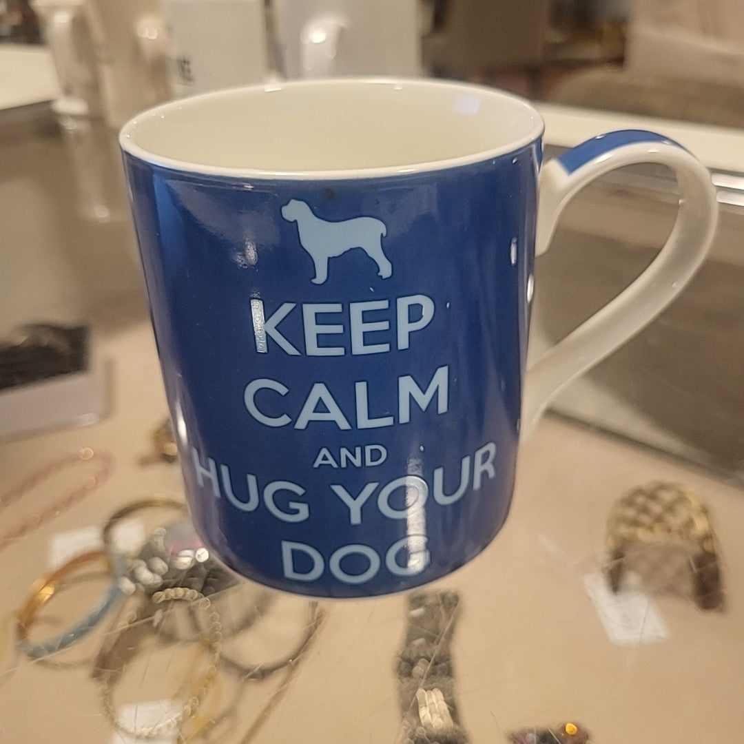 Ceramic "Keep Calm & Hug Your Dog" Mug