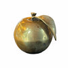 Mid-Century Brass Apple Paperweight 4"Diam