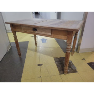 1-Drawer Pine Farmhouse Desk (AS IS)