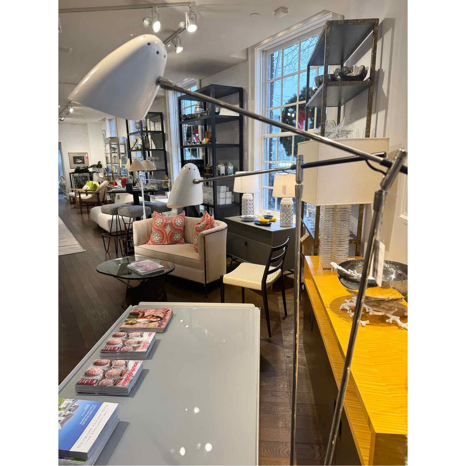 Radius 2-Light Articulated Floor Lamp w/ Dimmer by Fendi Casa