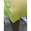 SET of 3 Green Vinyl Side Chairs - AS IS