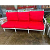 Front Gate Red & White Outdoor Sofa