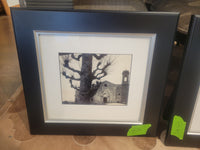 SET of 3 B&W Photographs in Black Frames