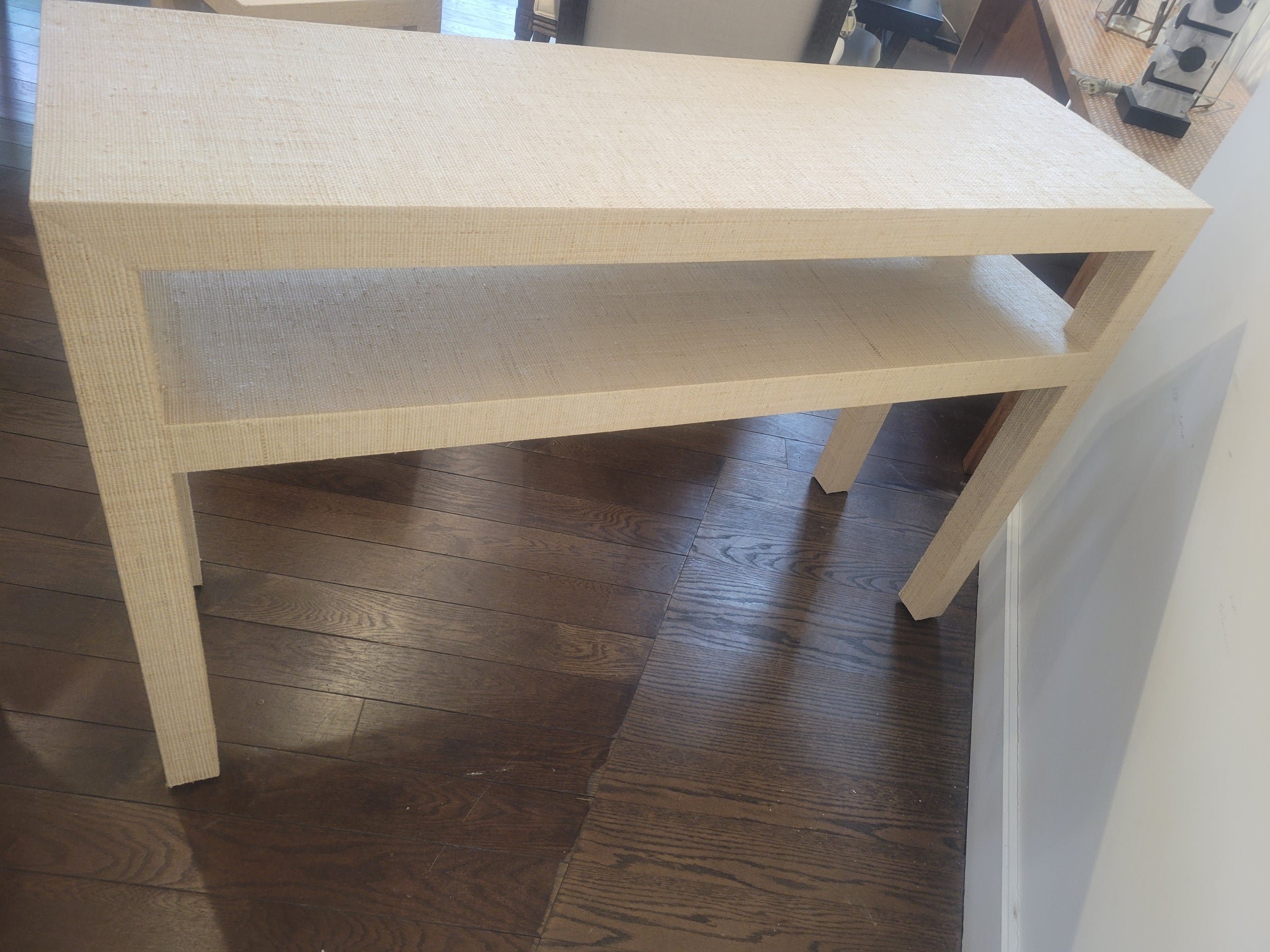Grasscloth Console Table by Serena & Lily