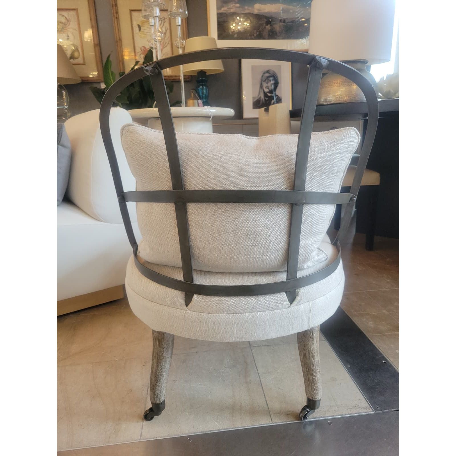 RH Couturier's Chair - colletteconsignment.com