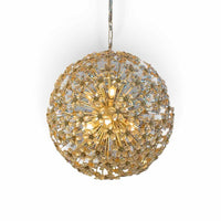 Round Starburst Pendant Light