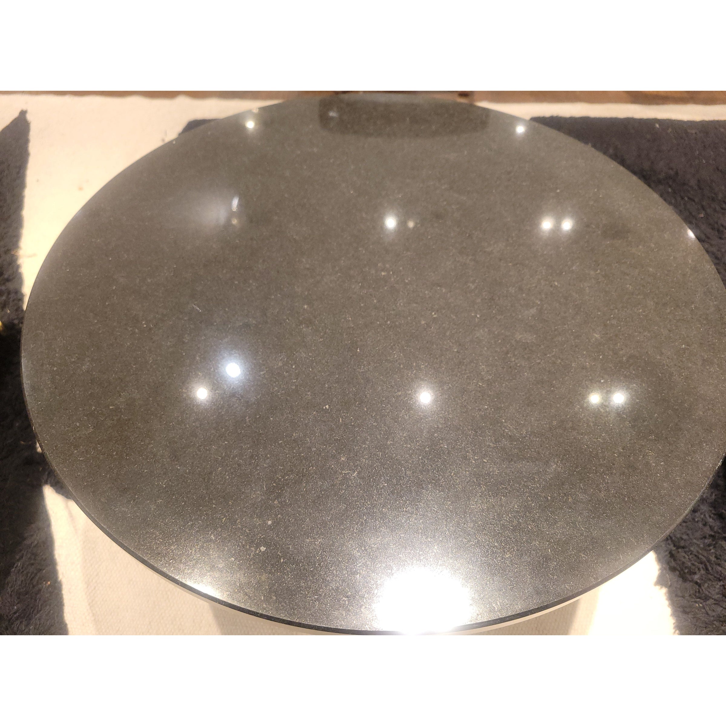 2-ft Round Granite Coffee Table by Fendi Casa