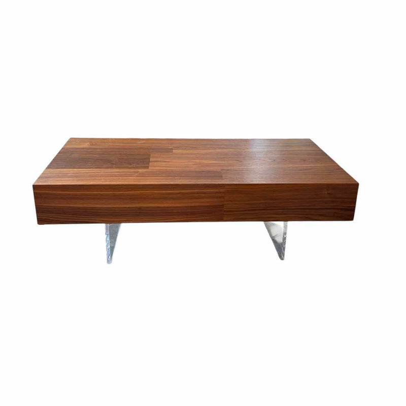 'Lingotto' Walnut Coffee Table by Cattelan Italia