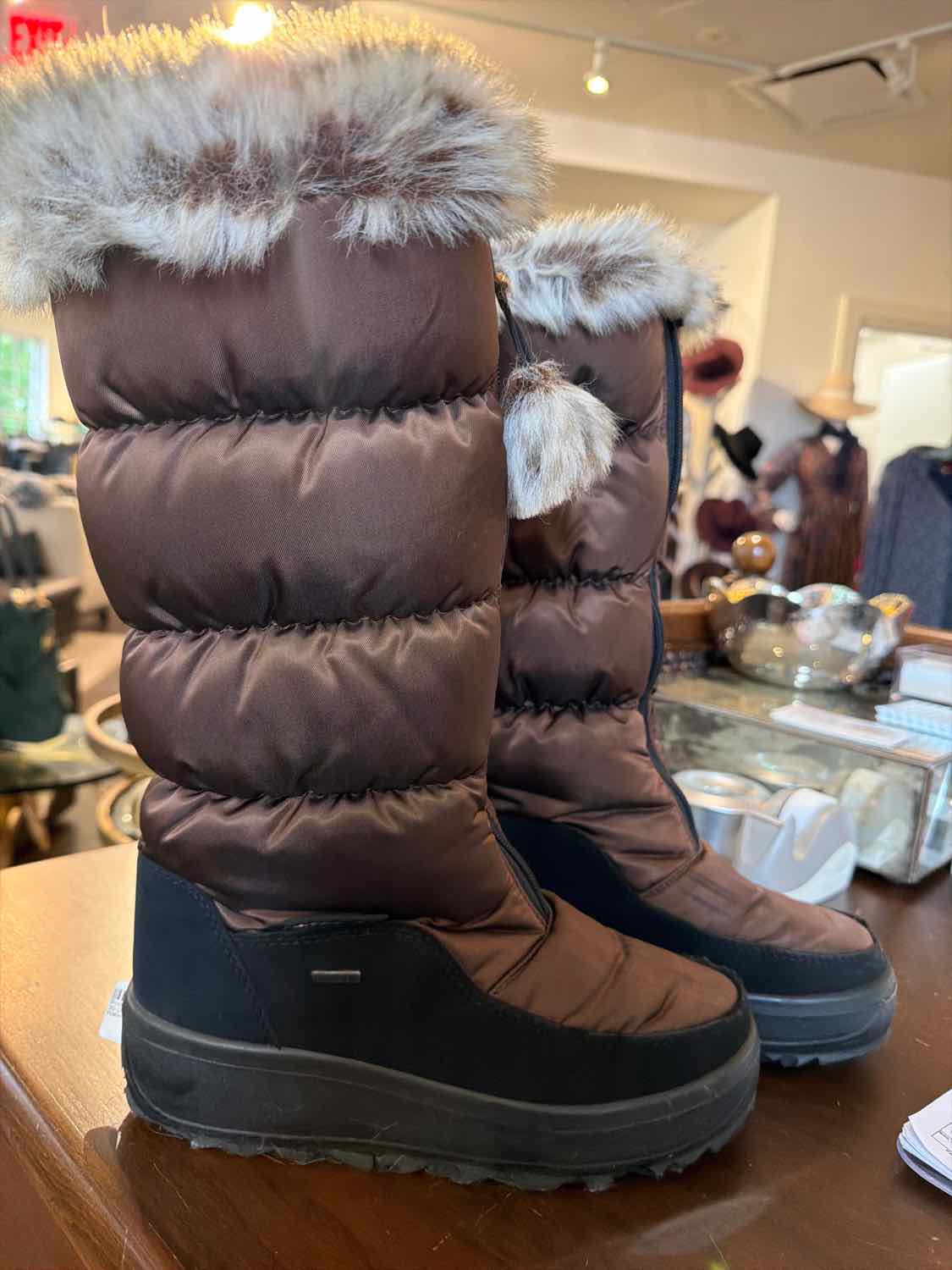 Women's Pajar Shoe Size 8 Brown/black Boots