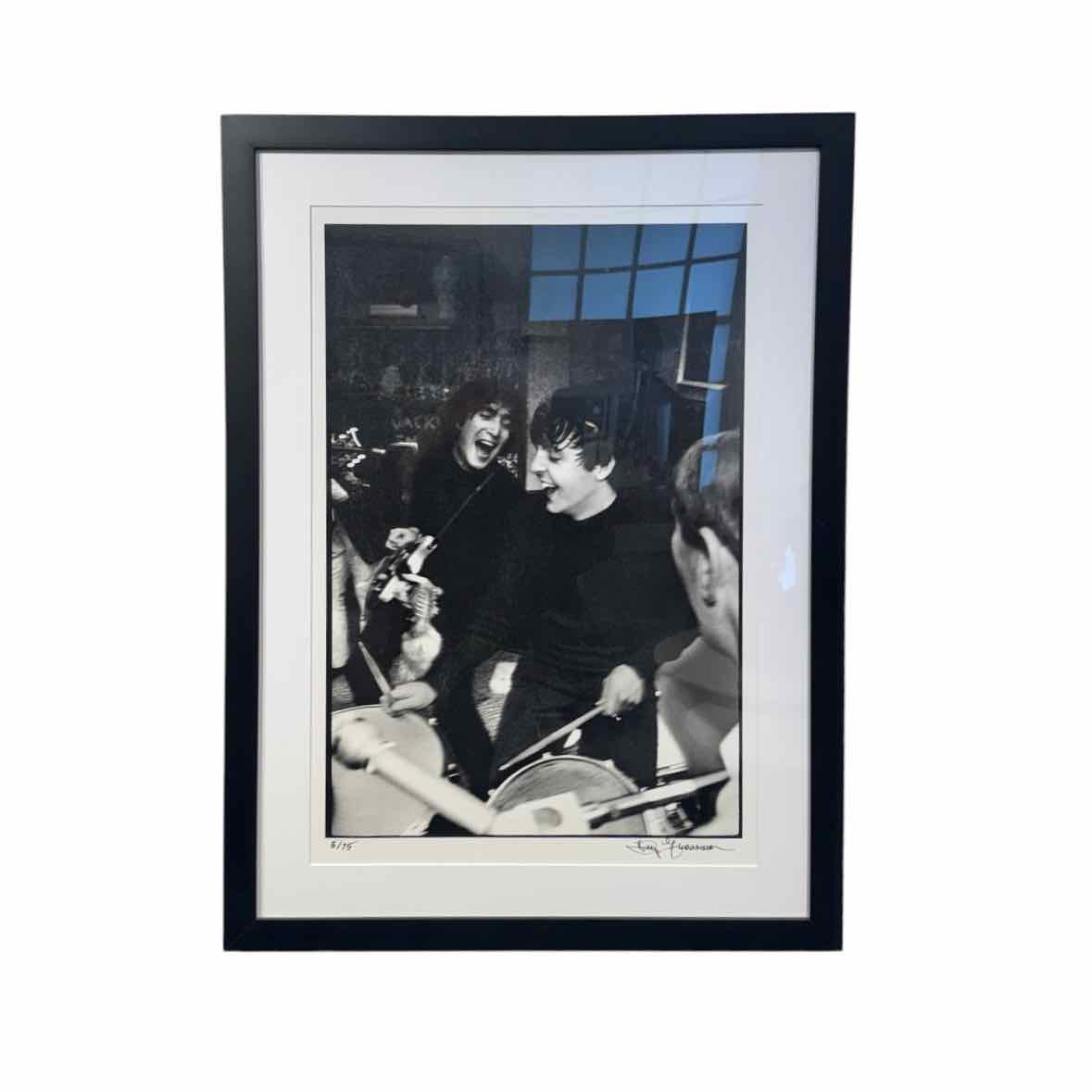 Signed Beatles B/W Photograph