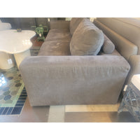 Dark Gray Italian Velvet 2-Seater Sofa by Valitalia (AS IS)