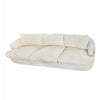 8-ft Jules Cream Plush Fabric Sofa on Solid Wood Frame by Bernhardt