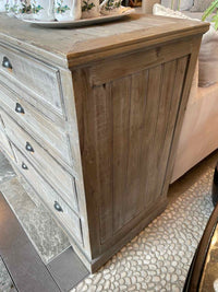 Gray Pine Wood 11-Drawer Burns Sideboard by Jana Ward