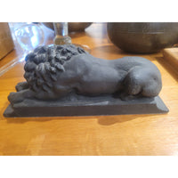 Black Lion Statue