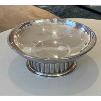 Silverplated Fruit Bowl w/ Stainless Steel Base by D.F. Sanders & Co.