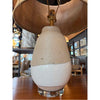 PAIR of Ceramic Table Lamps on Lucite Bases by Made Goods w/ Burlap Shades