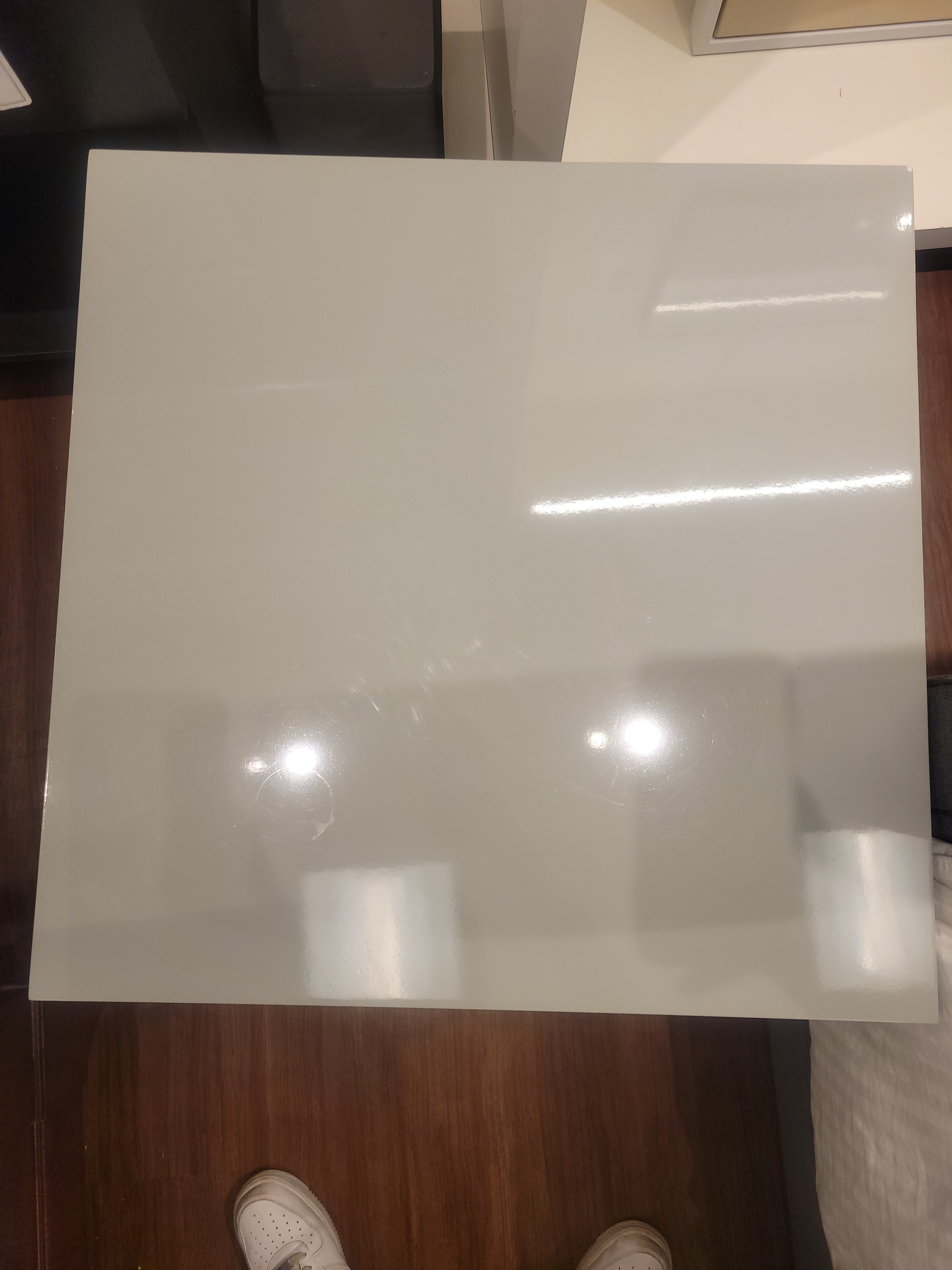 PAIR of Gray Lacquer Branch Out Side Tables by Vanguard (AS IS)