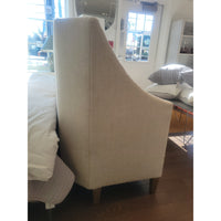 Upholstered Nailhead Settee by RH (AS IS) - colletteconsignment.com