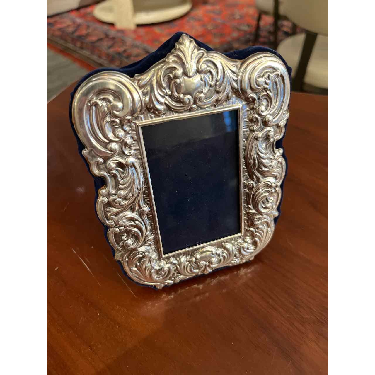 Small Silverplate Ornate Frame