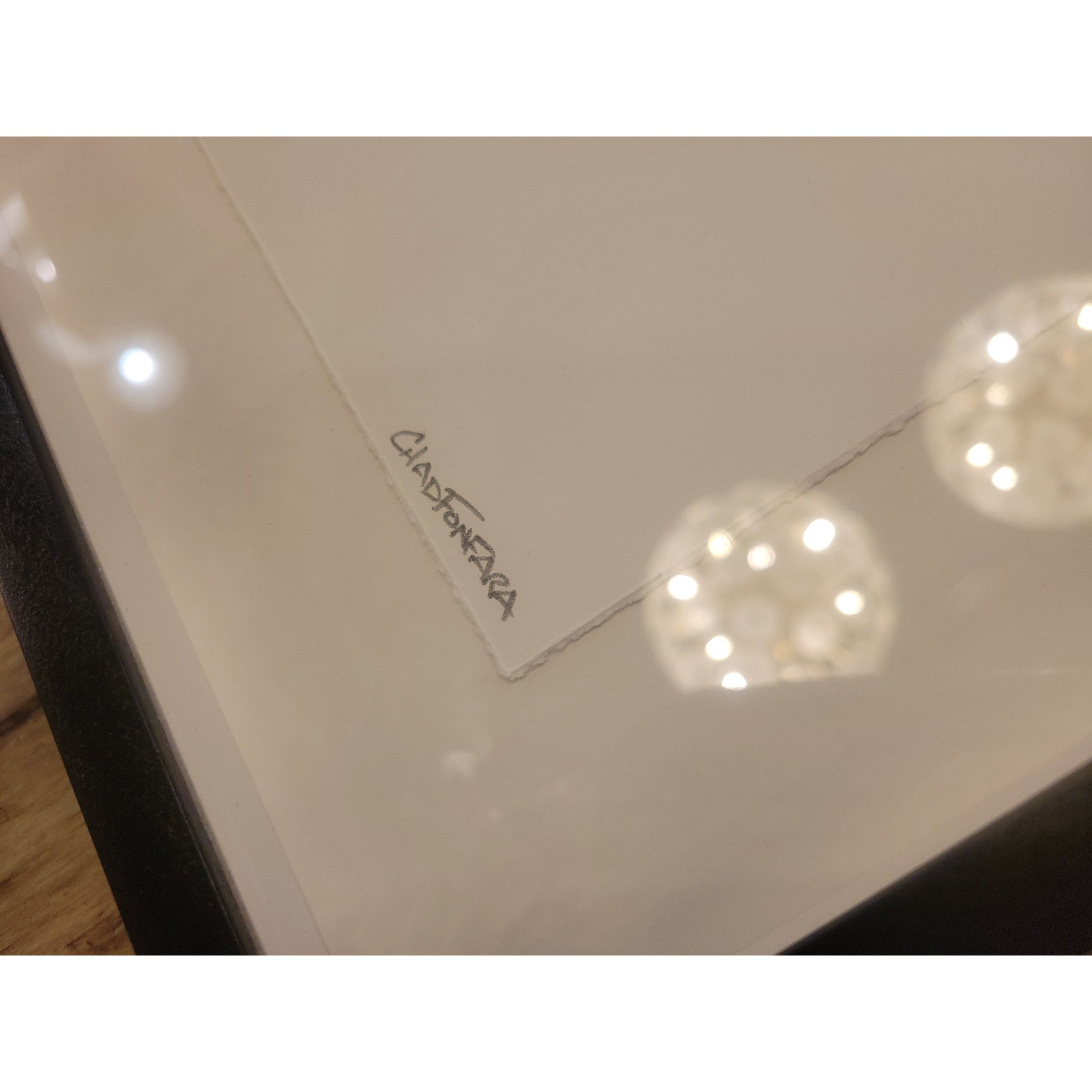 "Empty Prophets" Art by Chad Fonfara in Black Frame